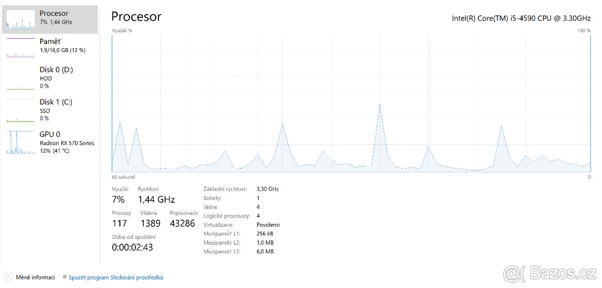 🖥️ Herní PC – RX 570, i5, 16GB RAM, SSD + HDD - 5