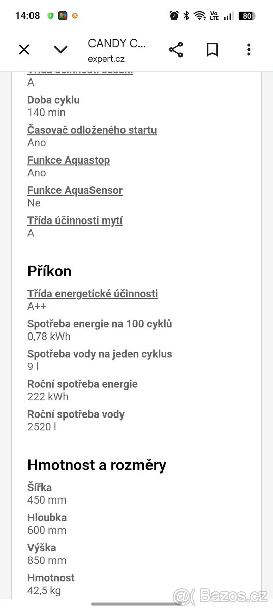 Myčka Candy - 5
