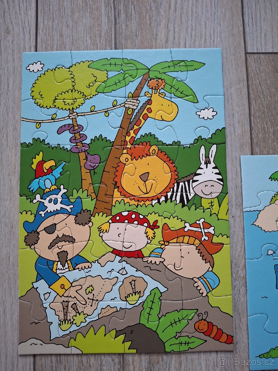 2x puzzle pirati a mickey - 5