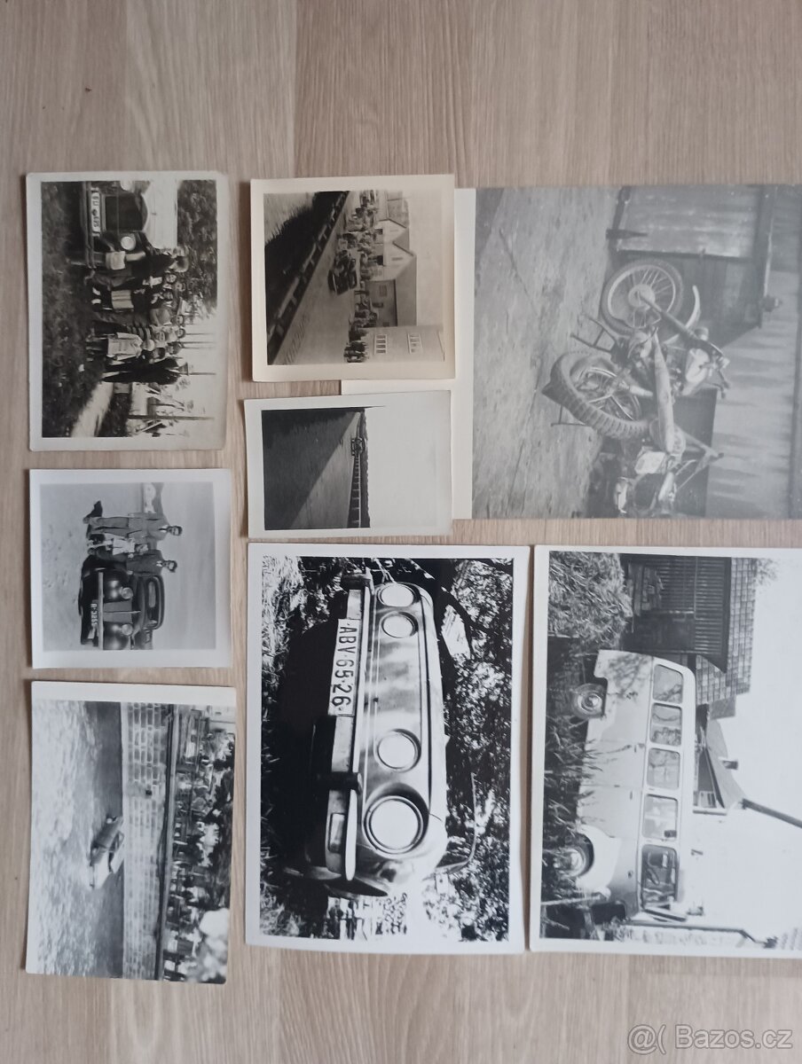 Černobílé fotografie auto moto - 5