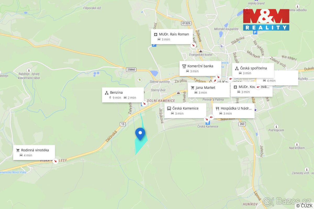 Prodej louky 22 628 m² Česká Kamenice – Dolní Kamenice - 5