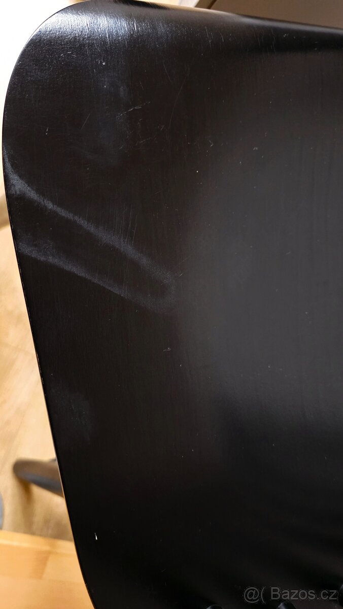 2× barová židle TON Ironica – Black Grain (černá) - 5