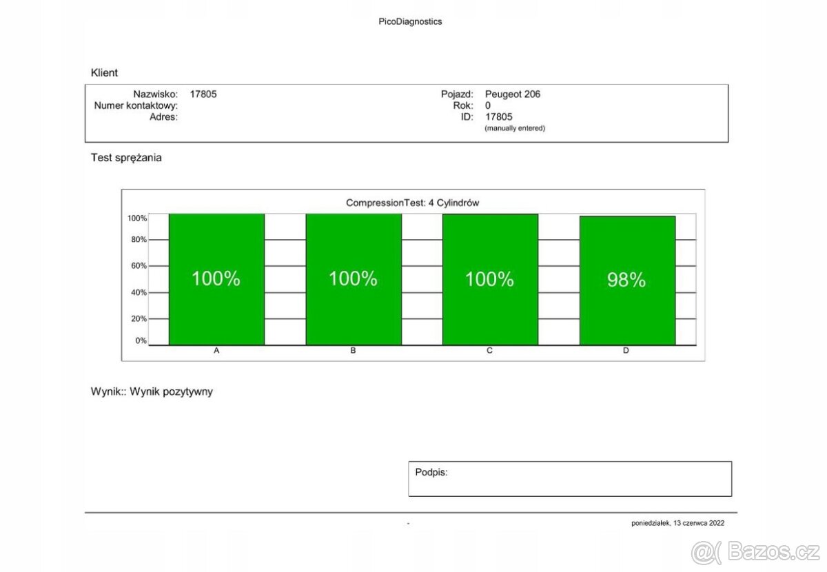 MOTOR PEUGEOT 206 1.4HDi 68HP TESTOVÁN 8HX - 5