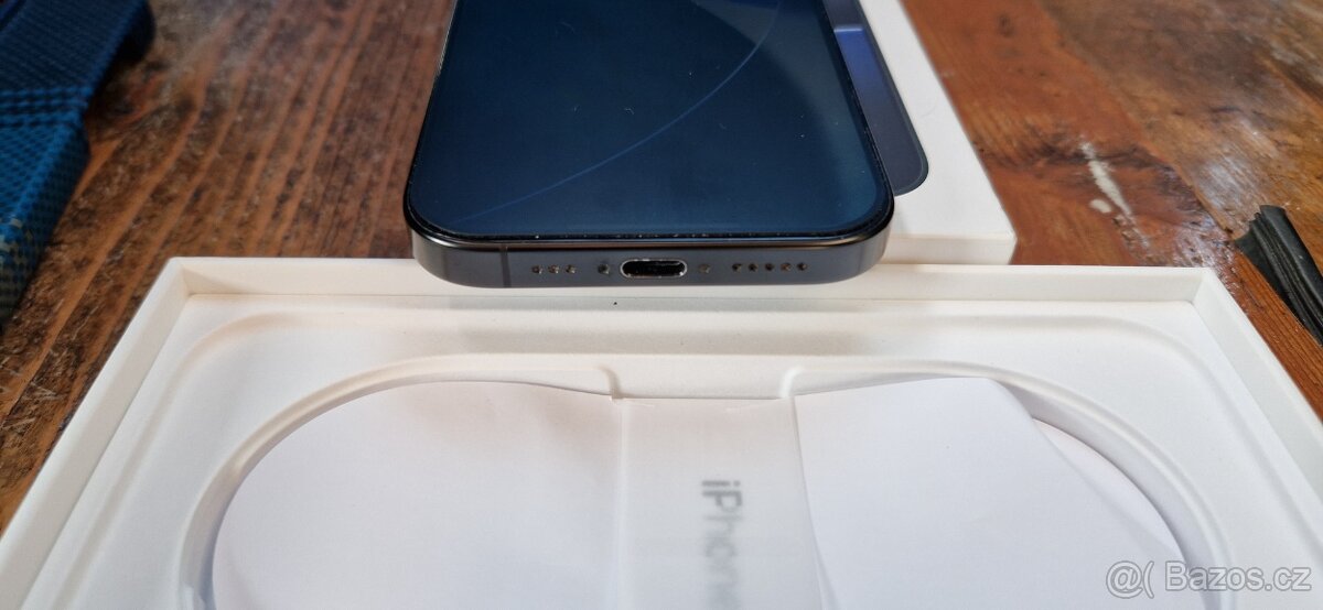 Apple iphone 16pro 128GB black 97% - 5