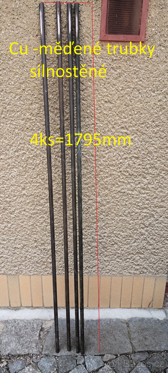nerez ,Cu trubky + nerez plech i AL - 5