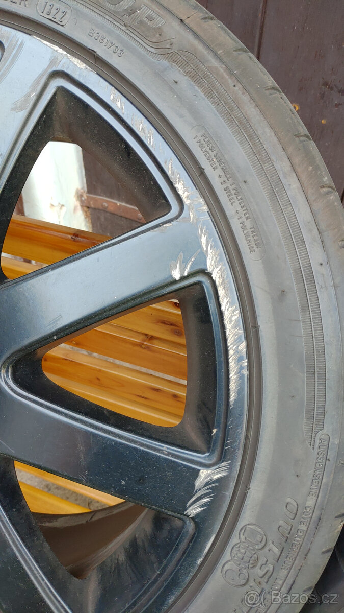 ALU disky 5x112 r17 ET43 7,5Jx17H2 s pneu pro Audi A4 - 5