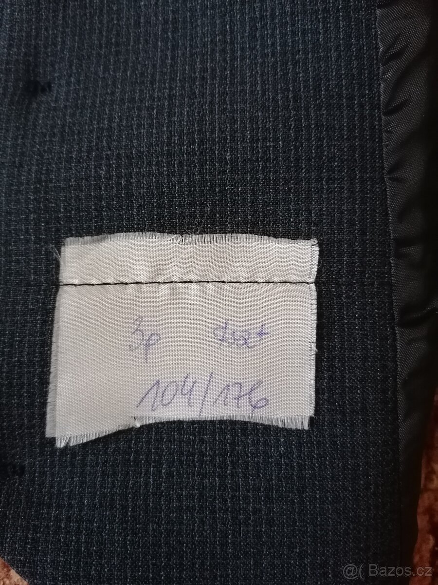 Pánský oblek - sako, kalhoty, vesta - 5