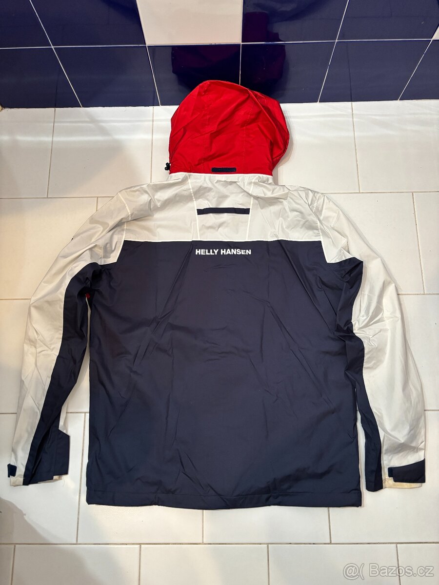 Pánská nepromokavá bunda Helly Hansen | Vel. L | modro-bílá - 5