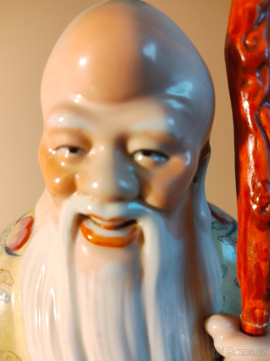 Čínska porcelánová socha - 5