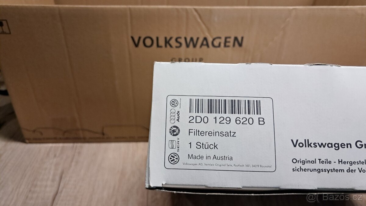 2D0 129 620 B Vzduchový filtr originál VW , MB - 5