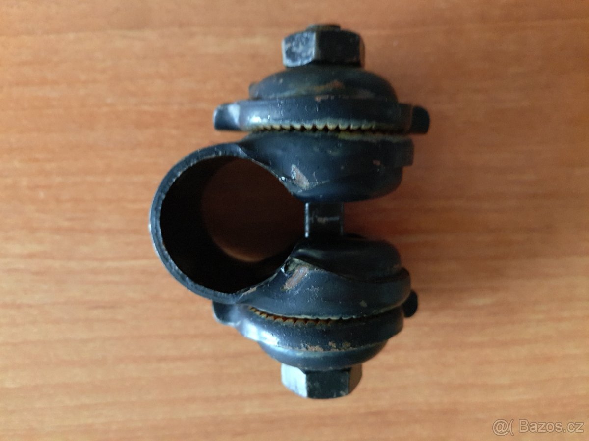 Zámek sedlovky pro kolejnici chrom i černá varianta - 5