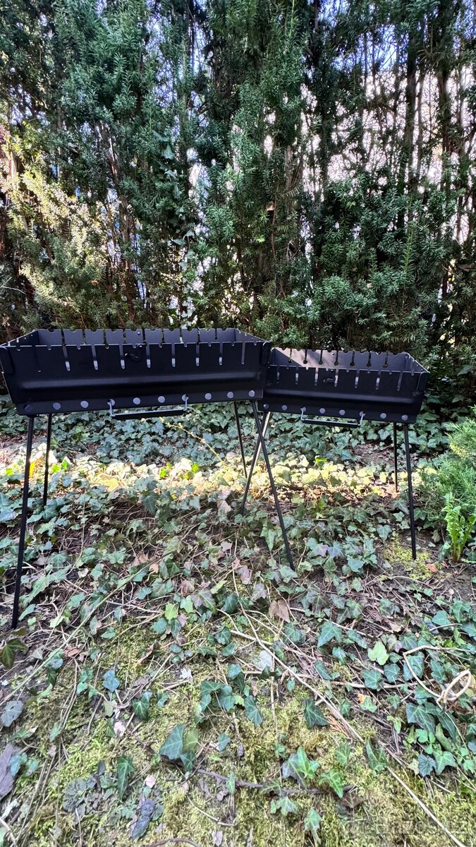 Gril na špízy(mangal)– skládací konstrukce, 3 velikosti - 5