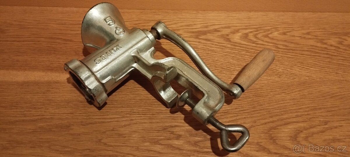 Retro starý mlýnek na maso SFINX - Czechoslovakia - 5