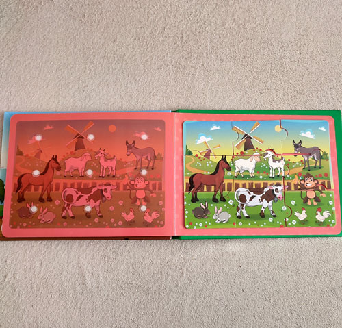 Quiet book - zvířátka - 5