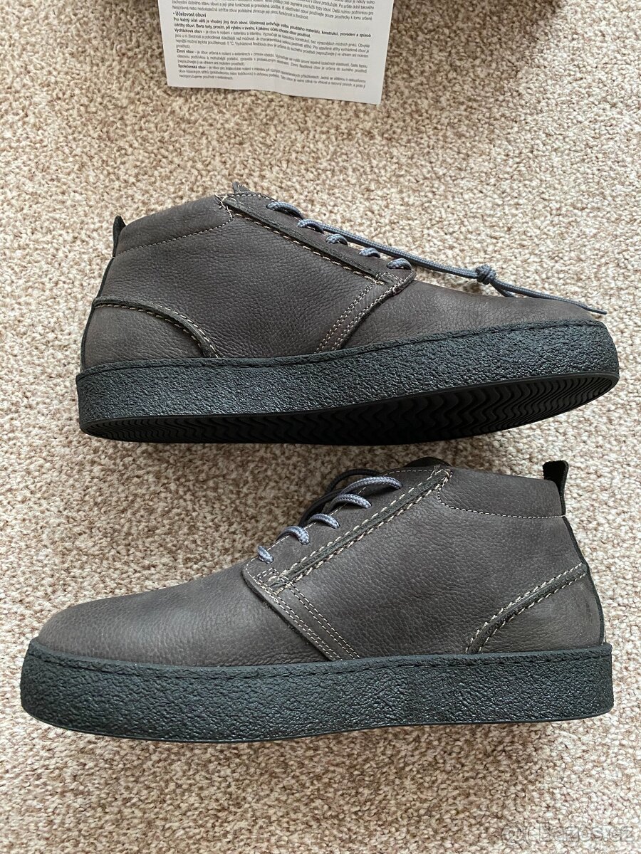 Nové pánské kožené zimní boty Baťa s kožichem - č. 42 - 5