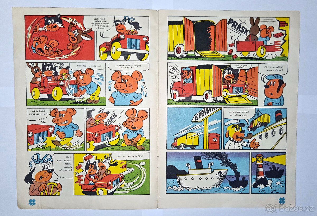 Čtyřlístek č.2 - Mezi piráty - Original 1969 - 5