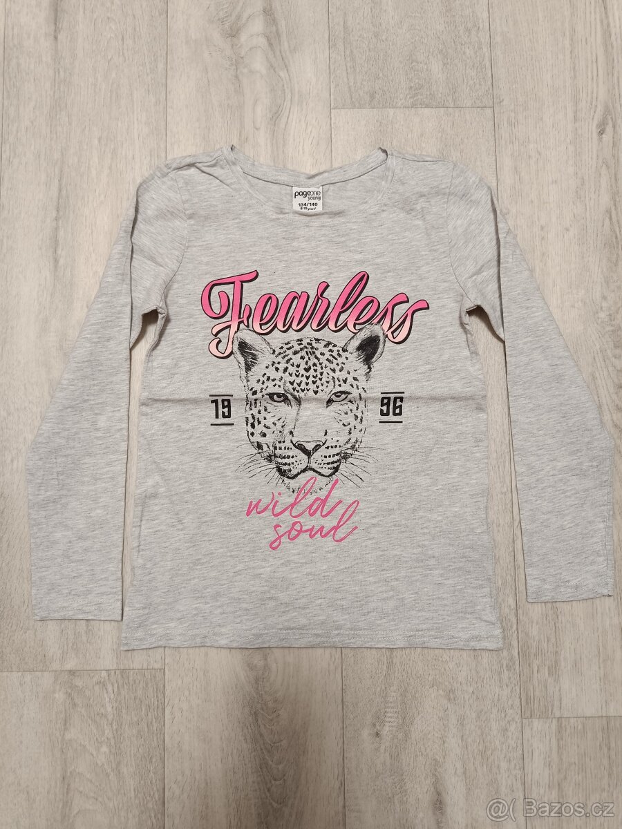 Různá trika s dlouhým rukávem vel. 134/140 - 5
