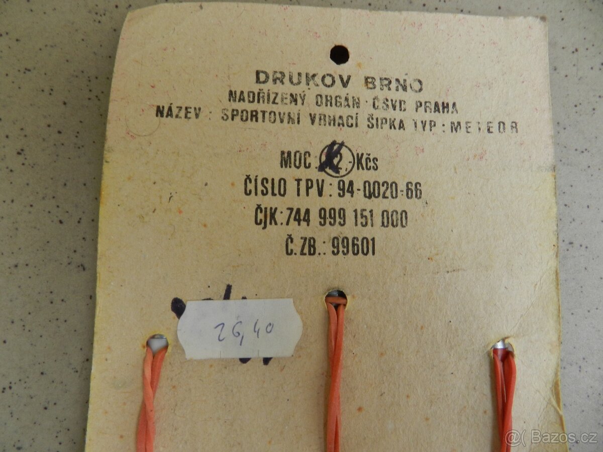 ŠIPKY METROR - DRUKOV BRNO - 70 léta - ČSSR - 5