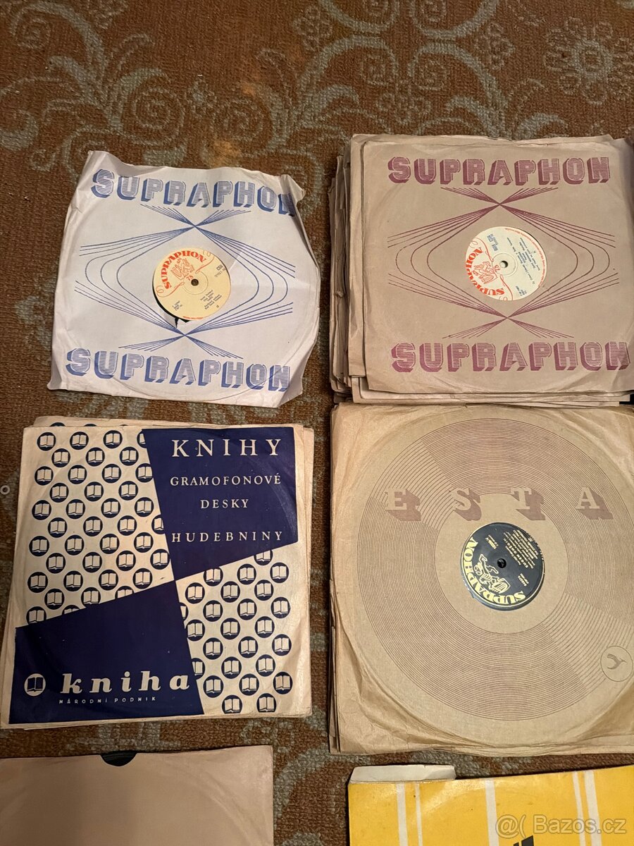 Staré gramodesky Supraphon Eterna Amiga – balík - 5