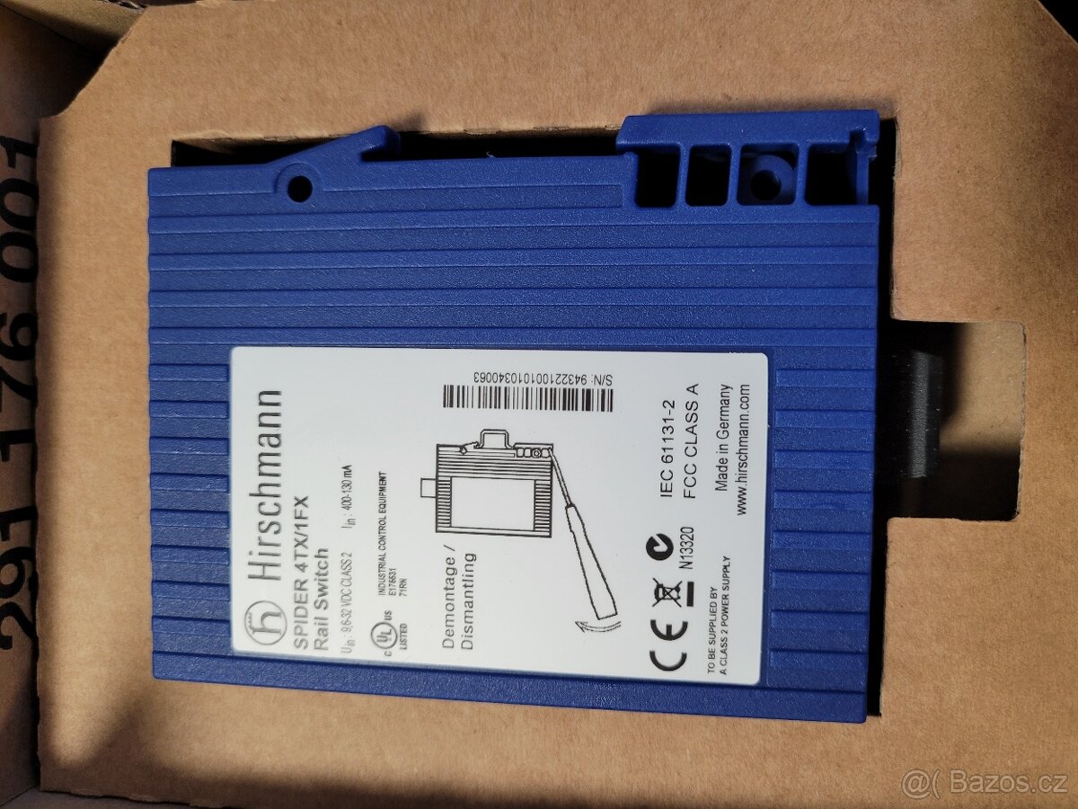 RAIL SWITCH SPIDER 4TX/1FX - HIRSCHMANN - 5