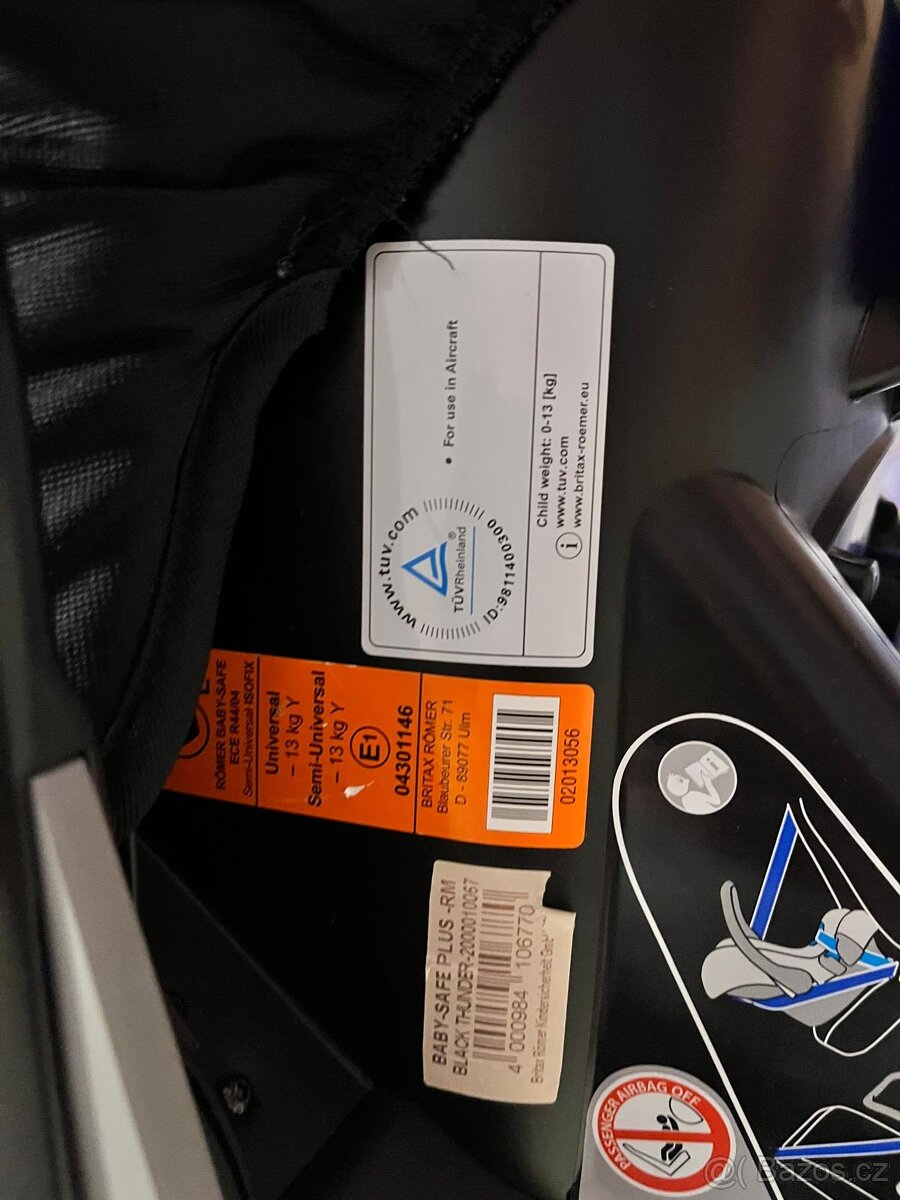 Romer autosedacka 0-13kg Isofix - 5