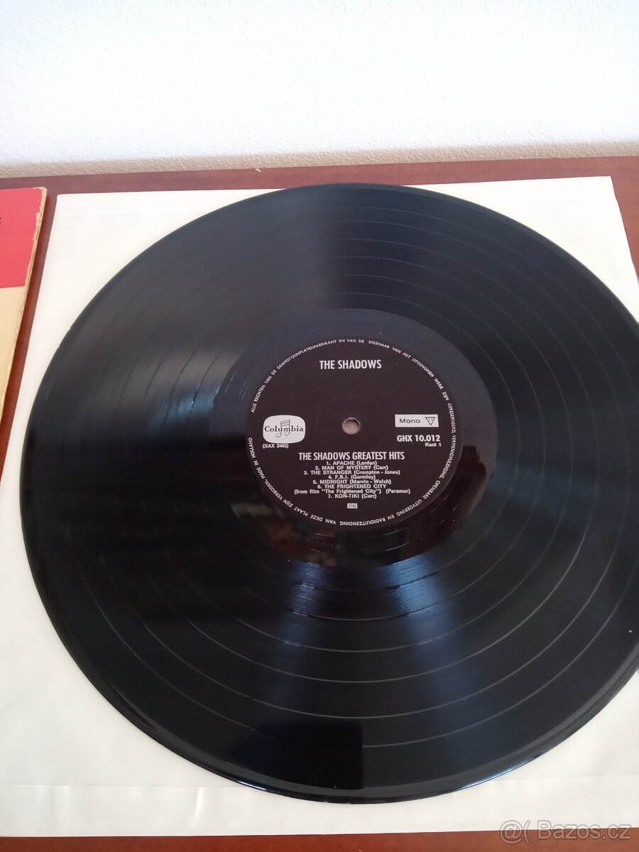 LP vinyl desky The Shadows greatest hits - 5