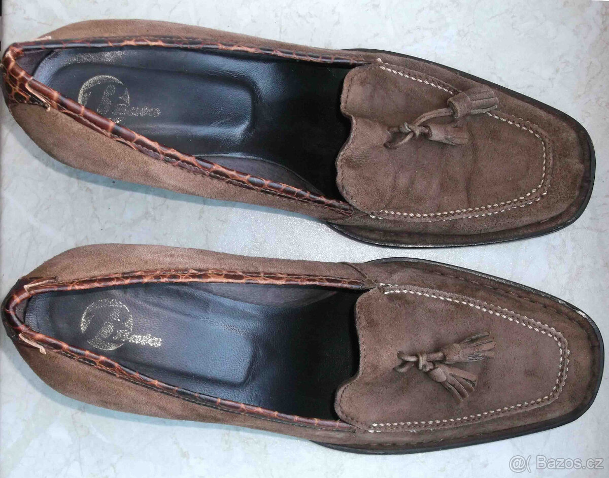 Bata. ELEGANTNÍ značkový kvalitni botky VEL.38 - 5