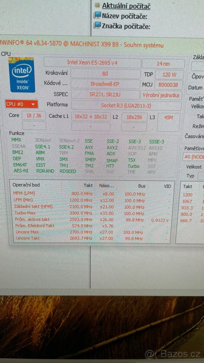 Výkonný PC – Intel 18 jader / AMD W5700 / SSD + 1TB HDD - 5