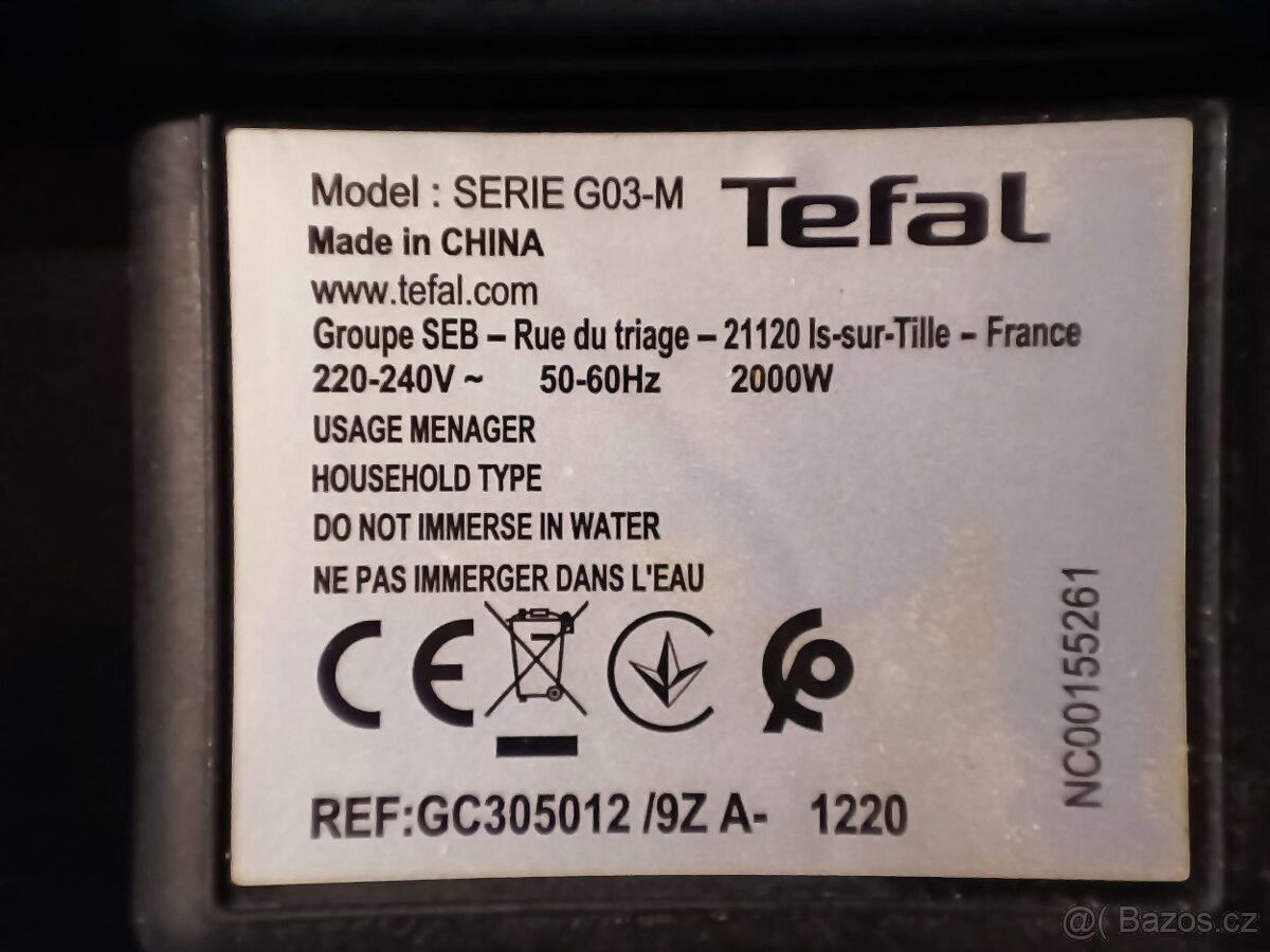 Gril Tefal Ultra Compact 600 Classic GC305012 - 5