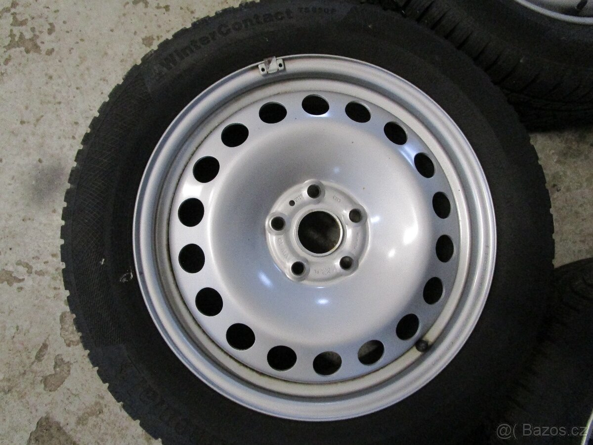 VW plecháče 5x112, 215/55/R17 XL, zimní - 5