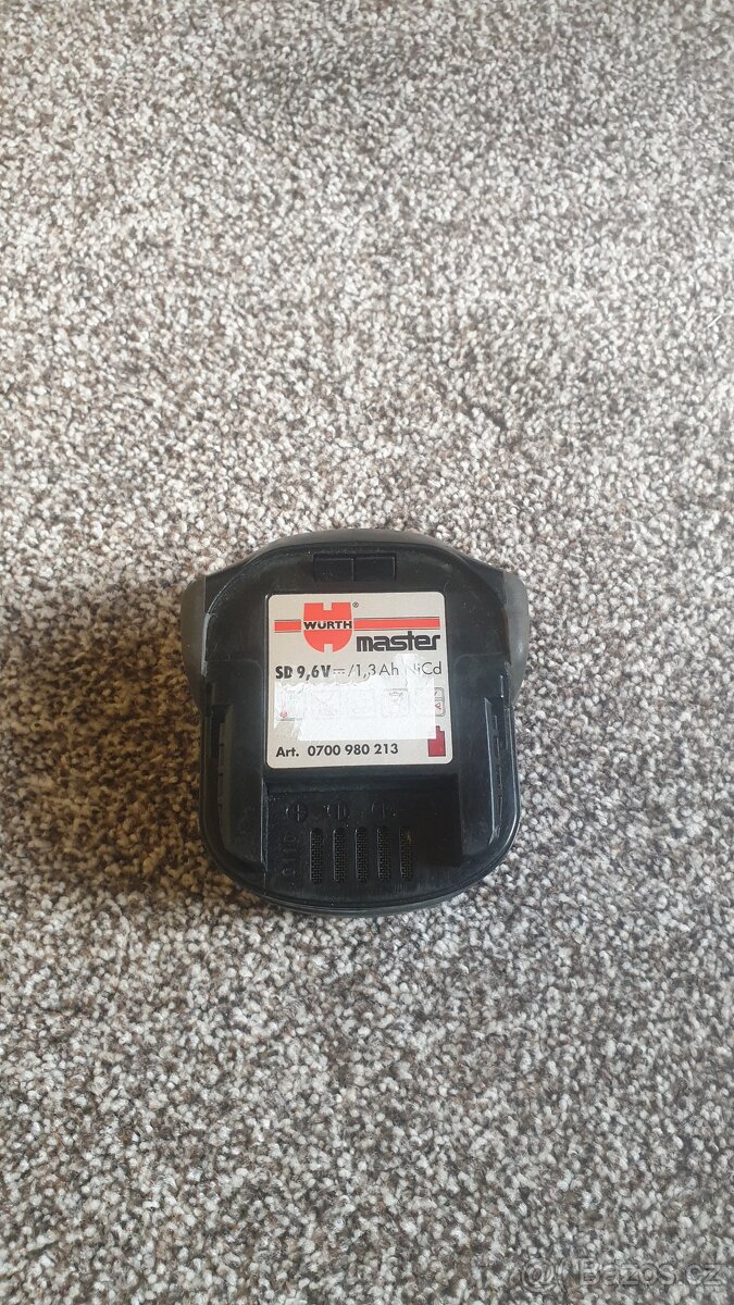 Aku baterie Würth 9,6V + würth vrtačka - 5