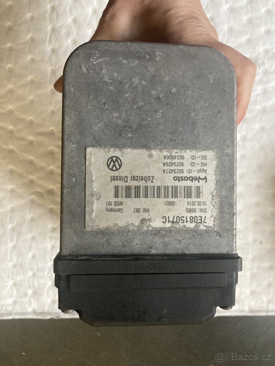 Teplovodní topení,Příhřev 7E0815071A,7E0815071C,7E0815071B. - 5