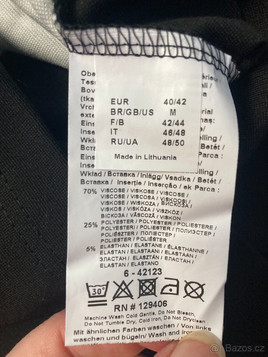 Nové barevné šaty se vzorem (vel. 38/40) - 5