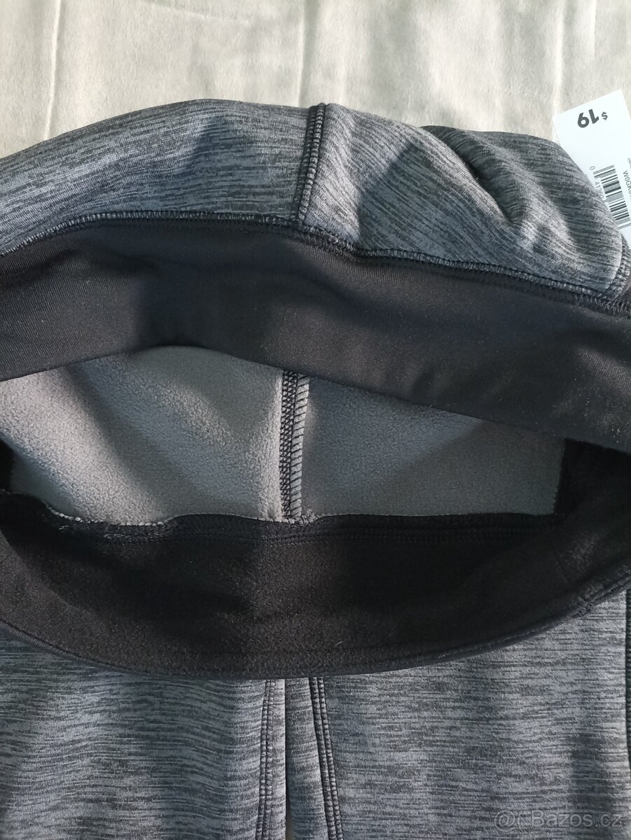 Fleecová mikina a termo legíny/ tepláky vel. 146/152 - 5