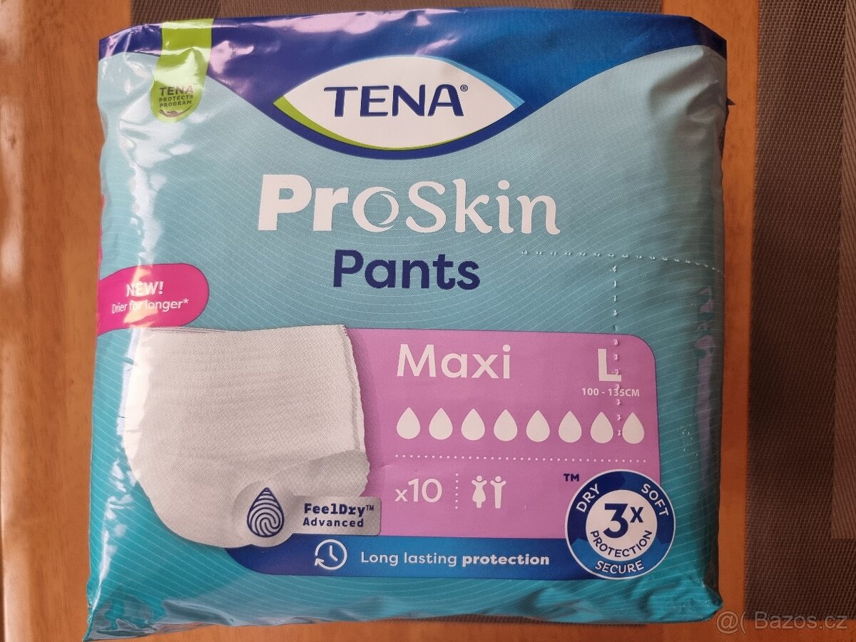 TENA Pants Maxi L - Absorpční natahovací kalhotky - 5