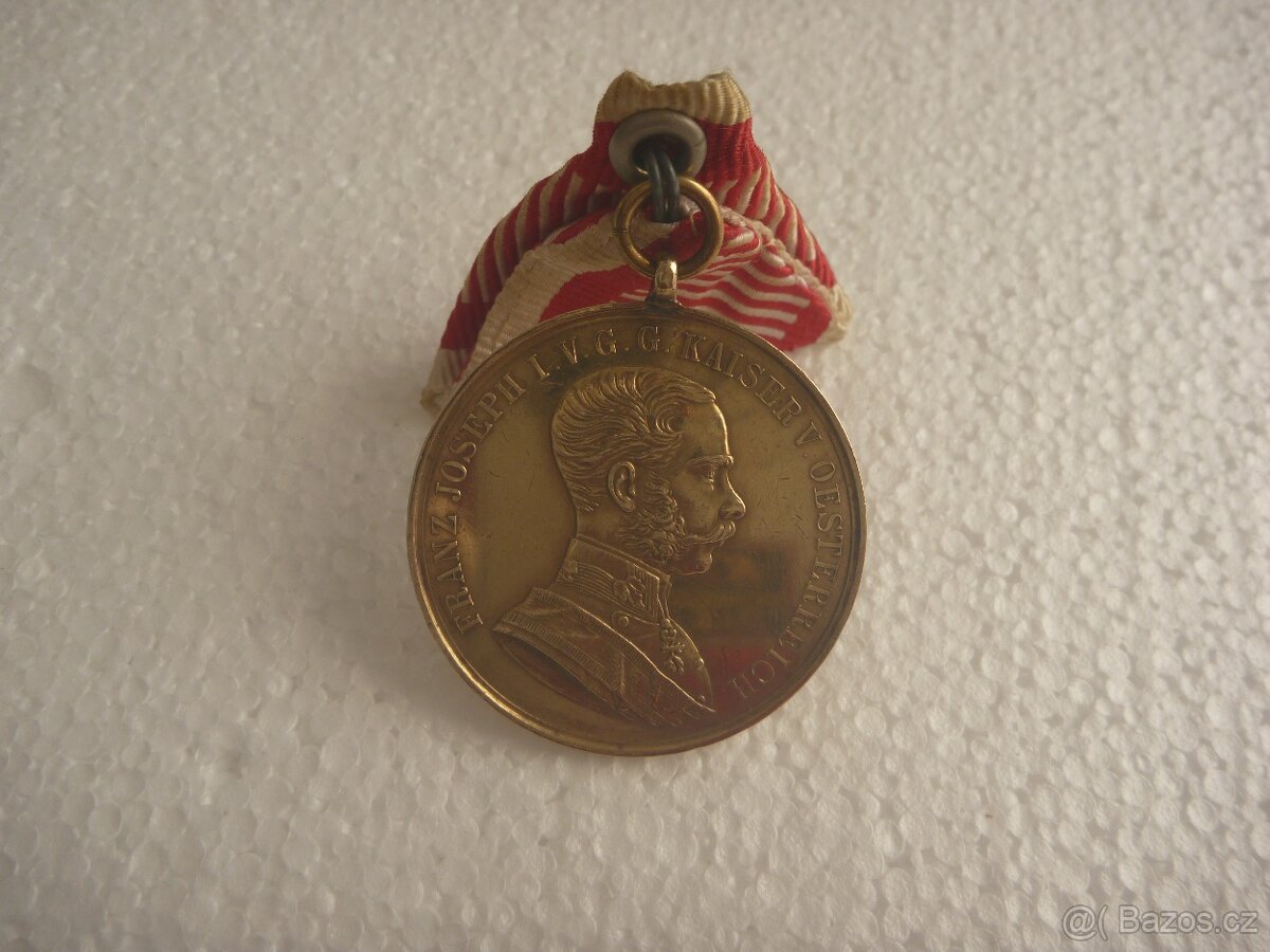 RU velká zlatá medaile statečnost Tapferkeit FJI 1914 WW - 5