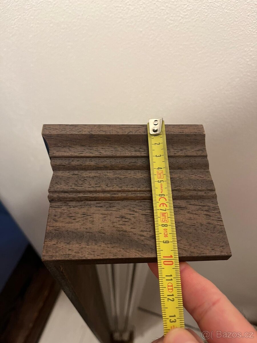 garnýž - dřevěná, 2 kolejnice s žabkami - 5