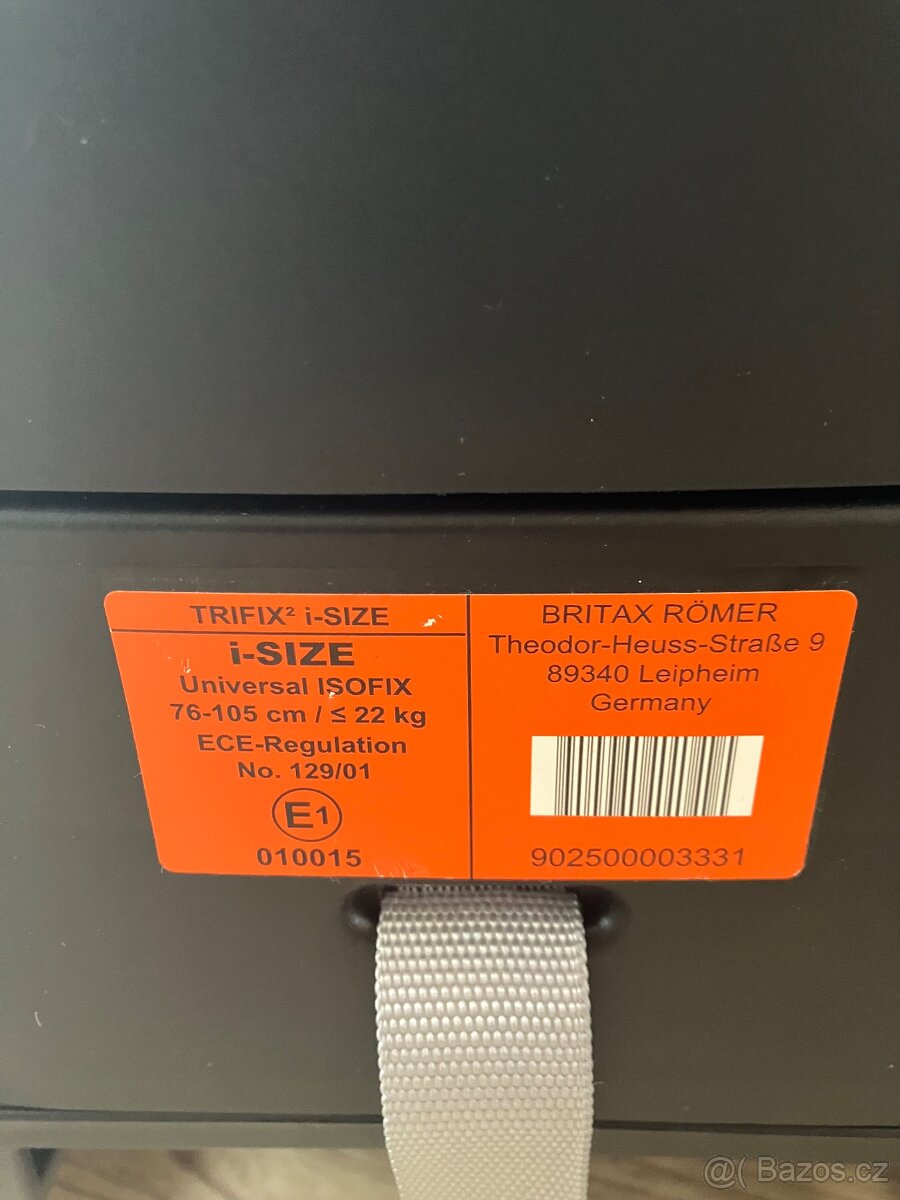 Britax Romer Trifix 2 I-Size 2023 Cosmos Black - 5