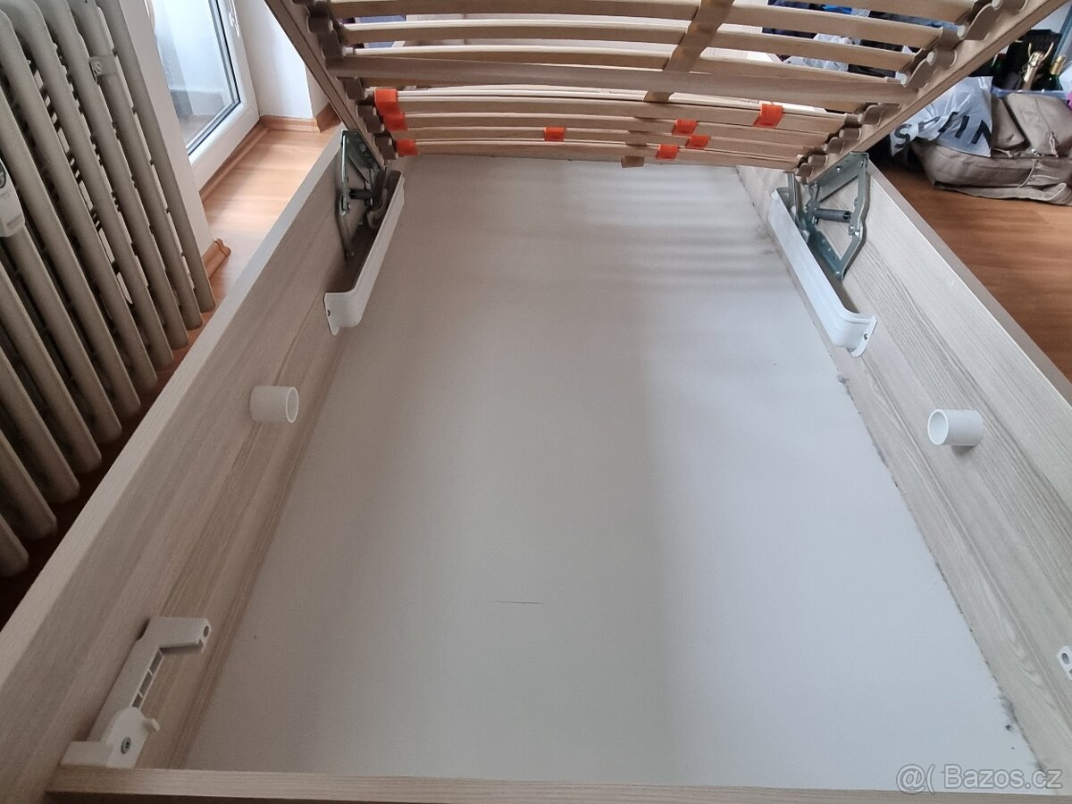 Postel 90x200 s úložným prostorem - 5