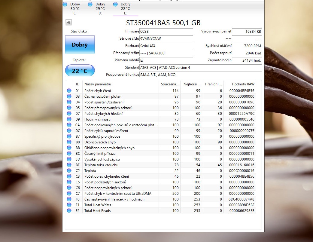 4x 500gb sata bez vadných sektorů do Pc. - 5
