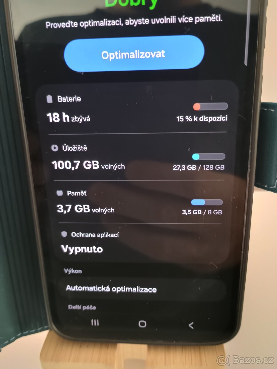 Samsung A55 8GB/128GB, modrý +kožené pouzdro+kabel+nabíječka - 5