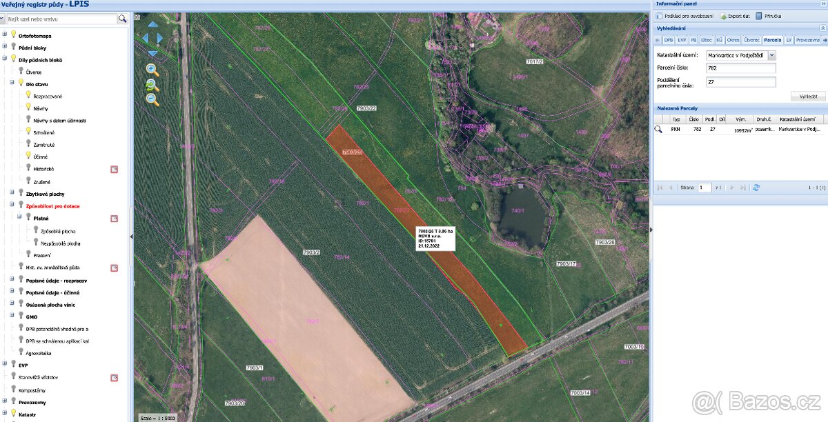 Prodej pole 10992 m² Jablonné v Podještědí - Markvartice - 5