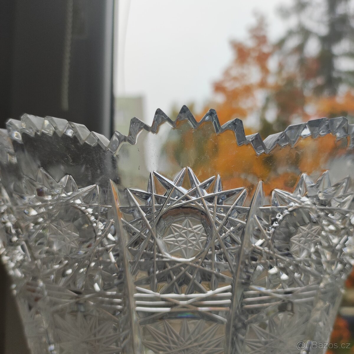 velká broušená váza - 5