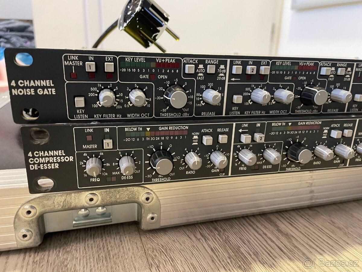 BSS DPR-404 Quad Comp, DPR-504 Quad Gate – Studiová klasika - 5
