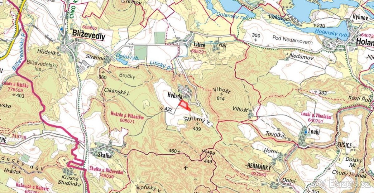 Zemědělská půda, prodej, Blíževedly, Česká Lípa - 5