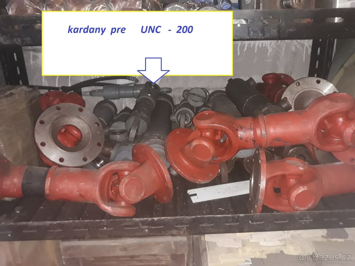 Kardany a dily UNK320 ,LKT 120 UNC201 - 5