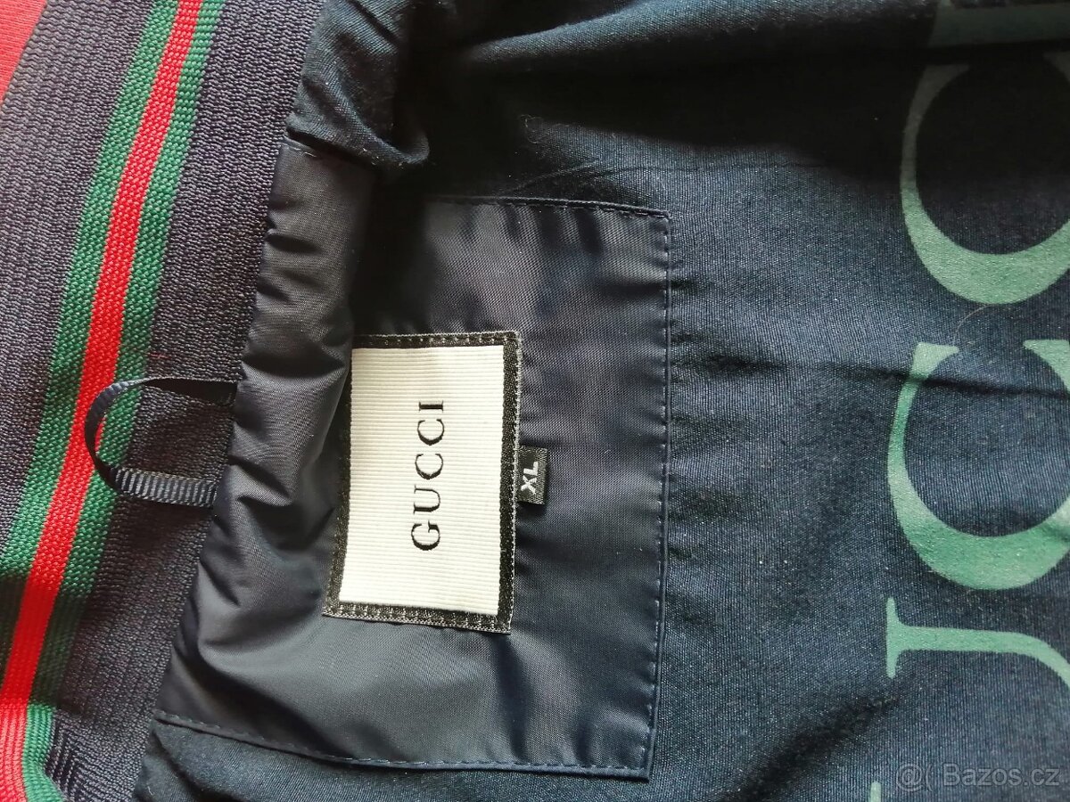 Bunda Gucci velikost XL.modrá - 5
