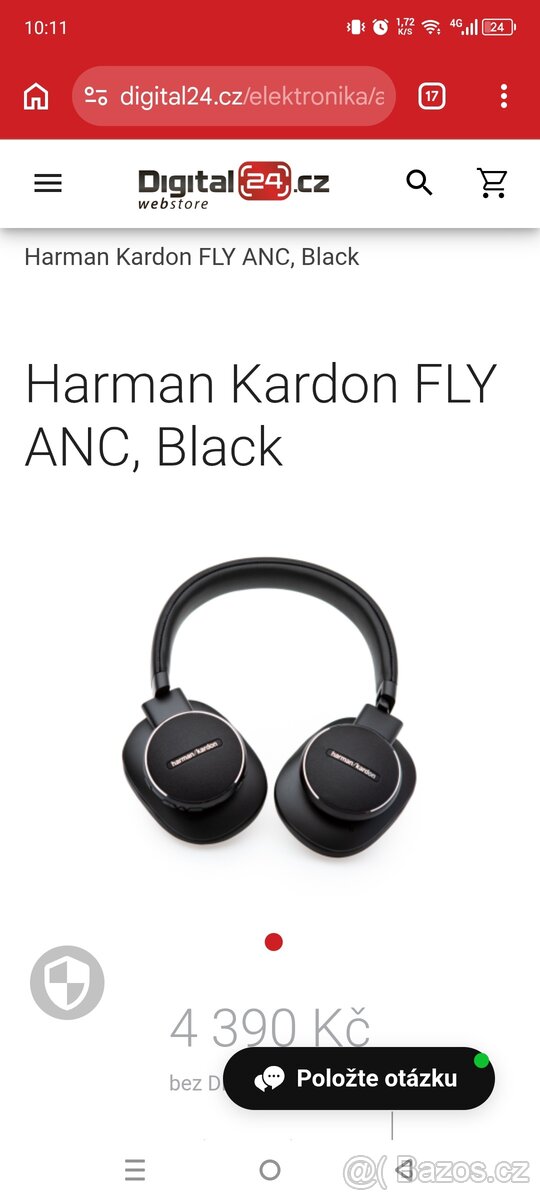 sluchátka. Harman Kardon FLY ANC - 5