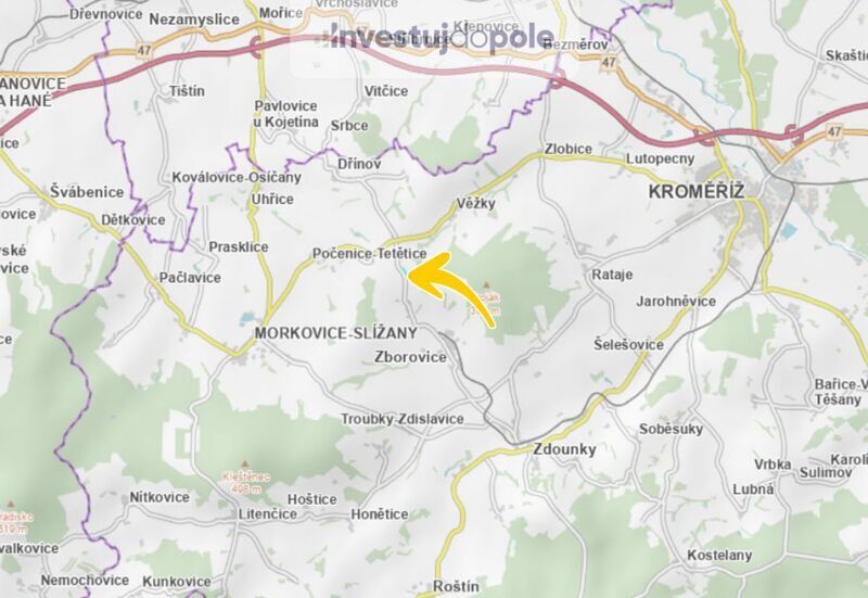Prodej pole v k.ú. Medlov u Zborovic a Dřínov u Kroměříže - 5