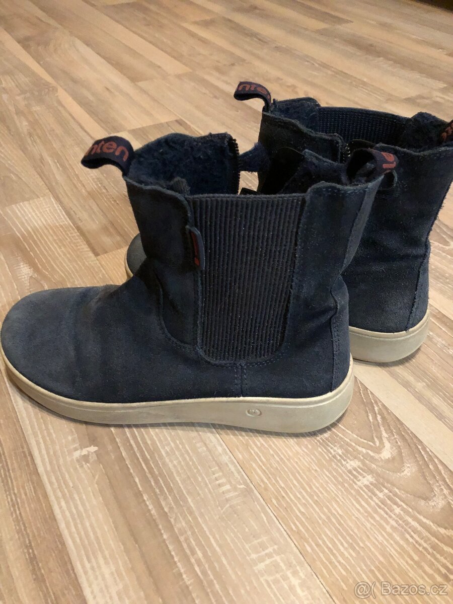 Detske kozene kotnikove boty Elefanten - 5